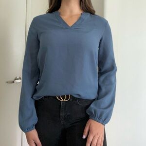 SHEIN Emery Rose Chiffon Long Sleeve